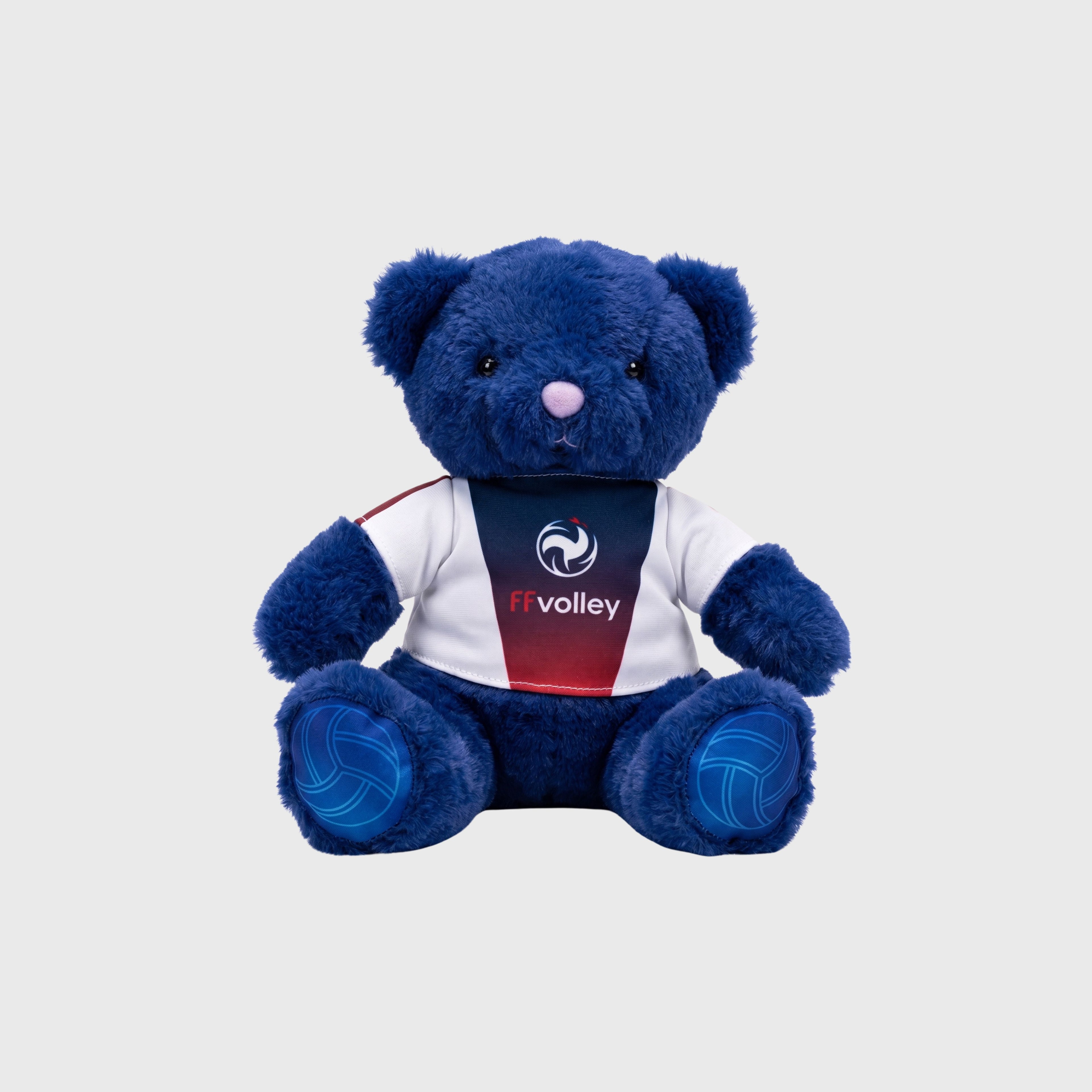 Peluche Fédération Française Volley Bleu