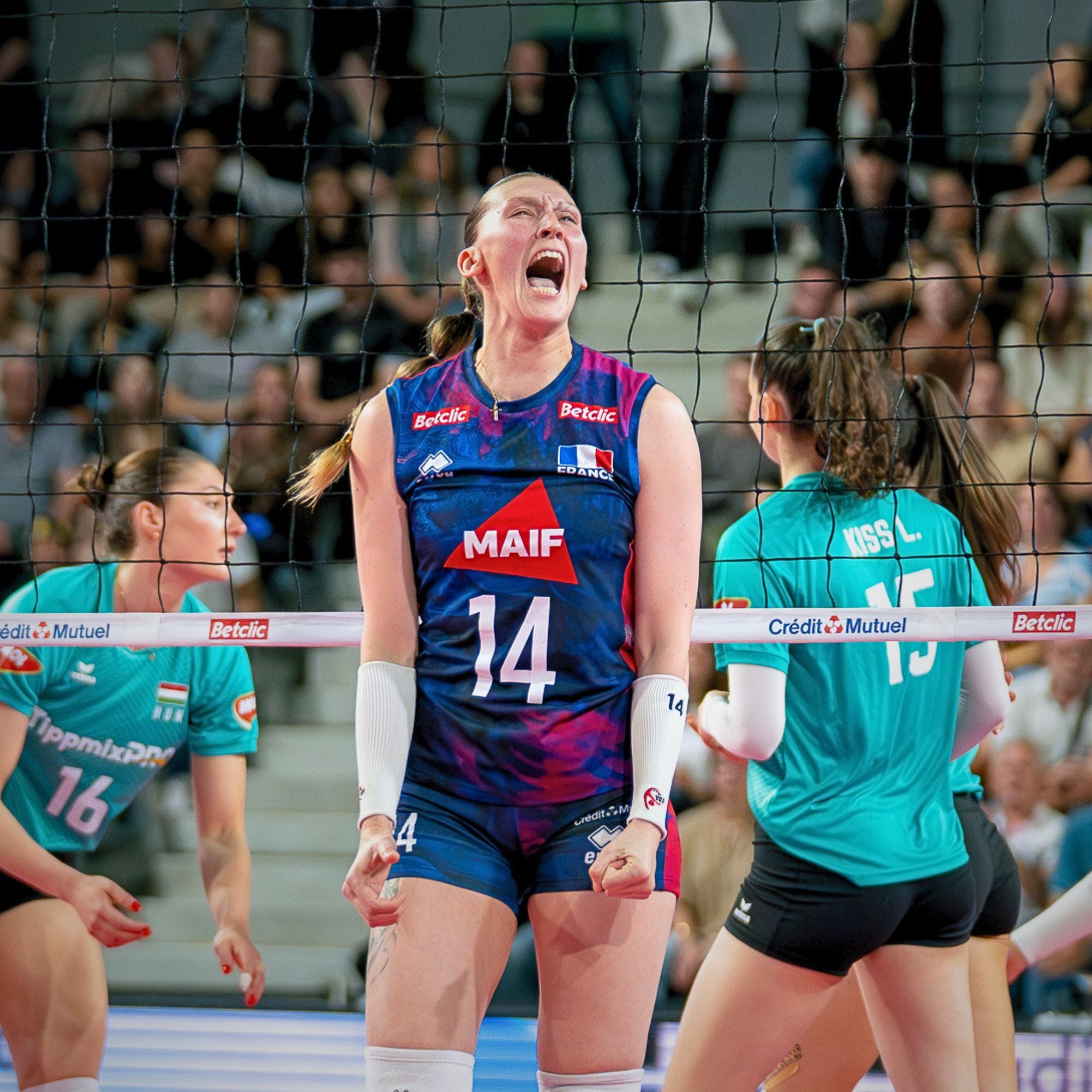 Maillot France Volley Domicile 26/27 Femme Bleu