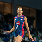 Maillot France Volley Domicile 26/27 Femme Bleu - Personnalisé