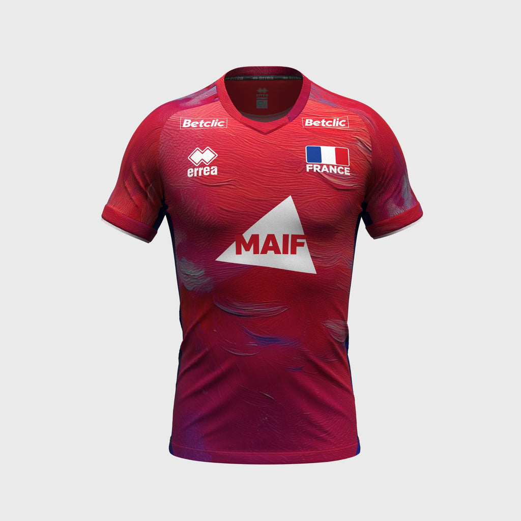 Maillot France Volley Libéro 26/27 Homme Rouge