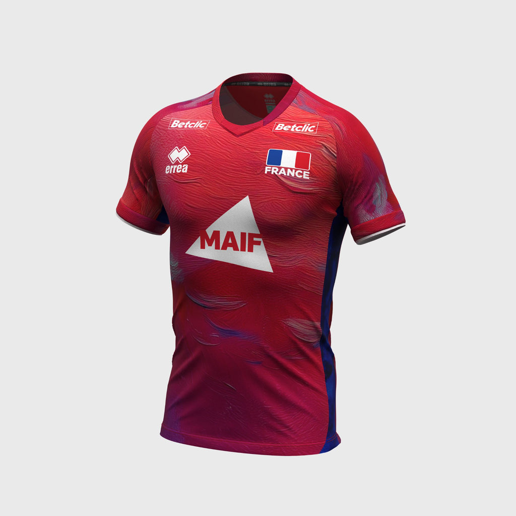 Maillot France Volley Libéro 26/27 Homme Rouge