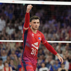 Men's France Volleyball Libero Jersey 26/27 Red - Customized