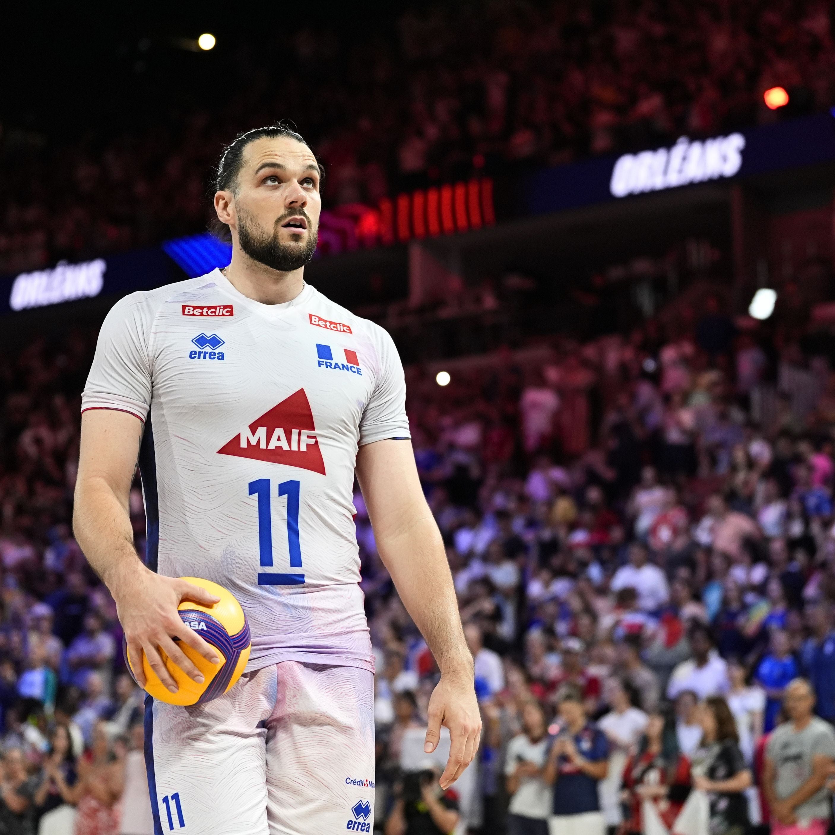 Maillot France Volley Extérieur 26/27 Homme Blanc