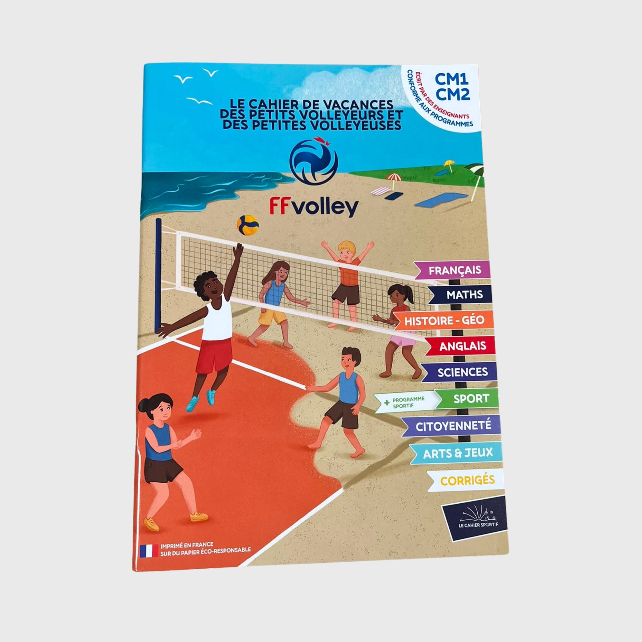 French Volleyball Federation "CM1 CM2" Summer Activity Book