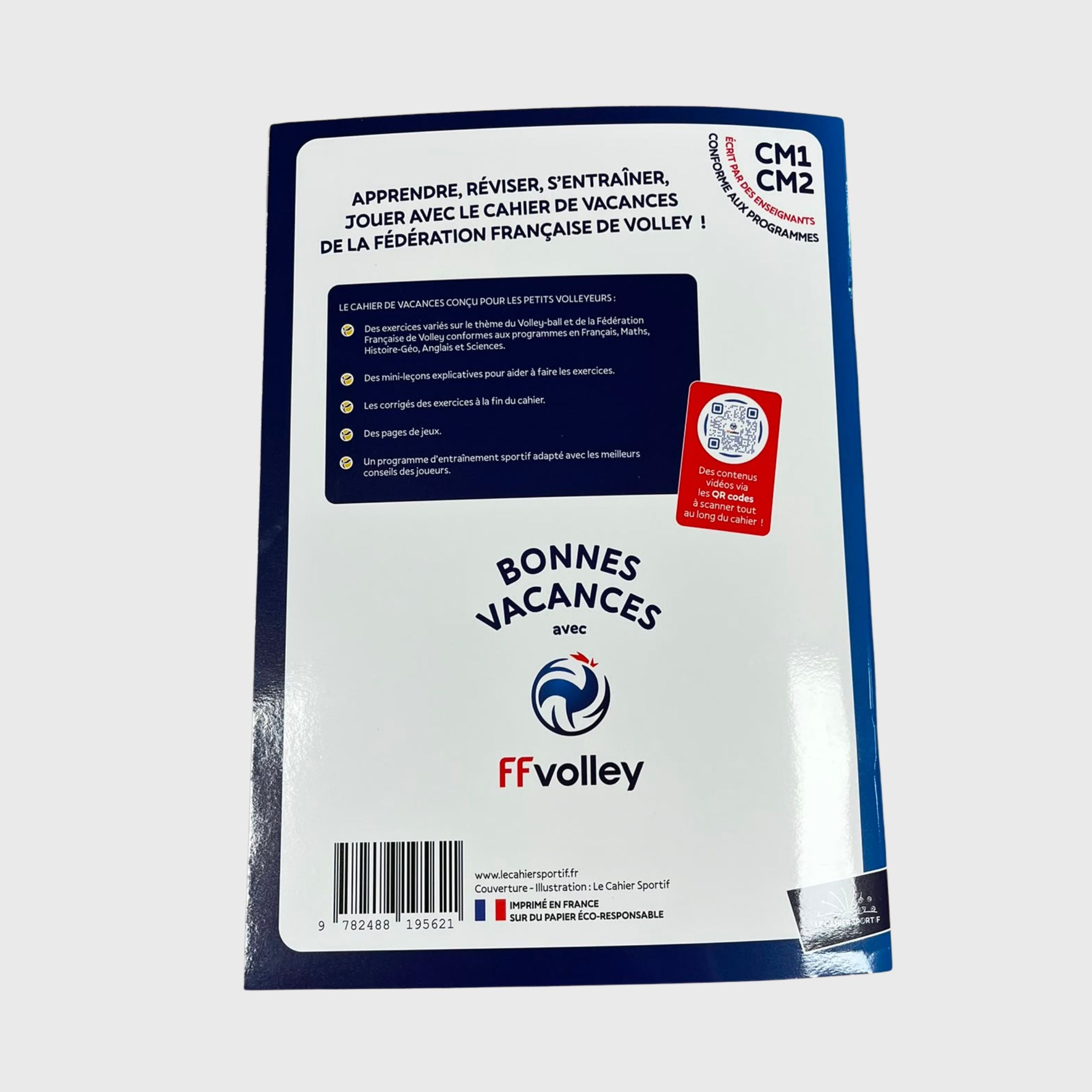 French Volleyball Federation "CM1 CM2" Summer Activity Book