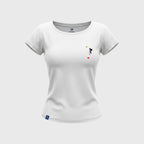 T-shirt Femme Fédération Française Volley Volleyeuse Blanc