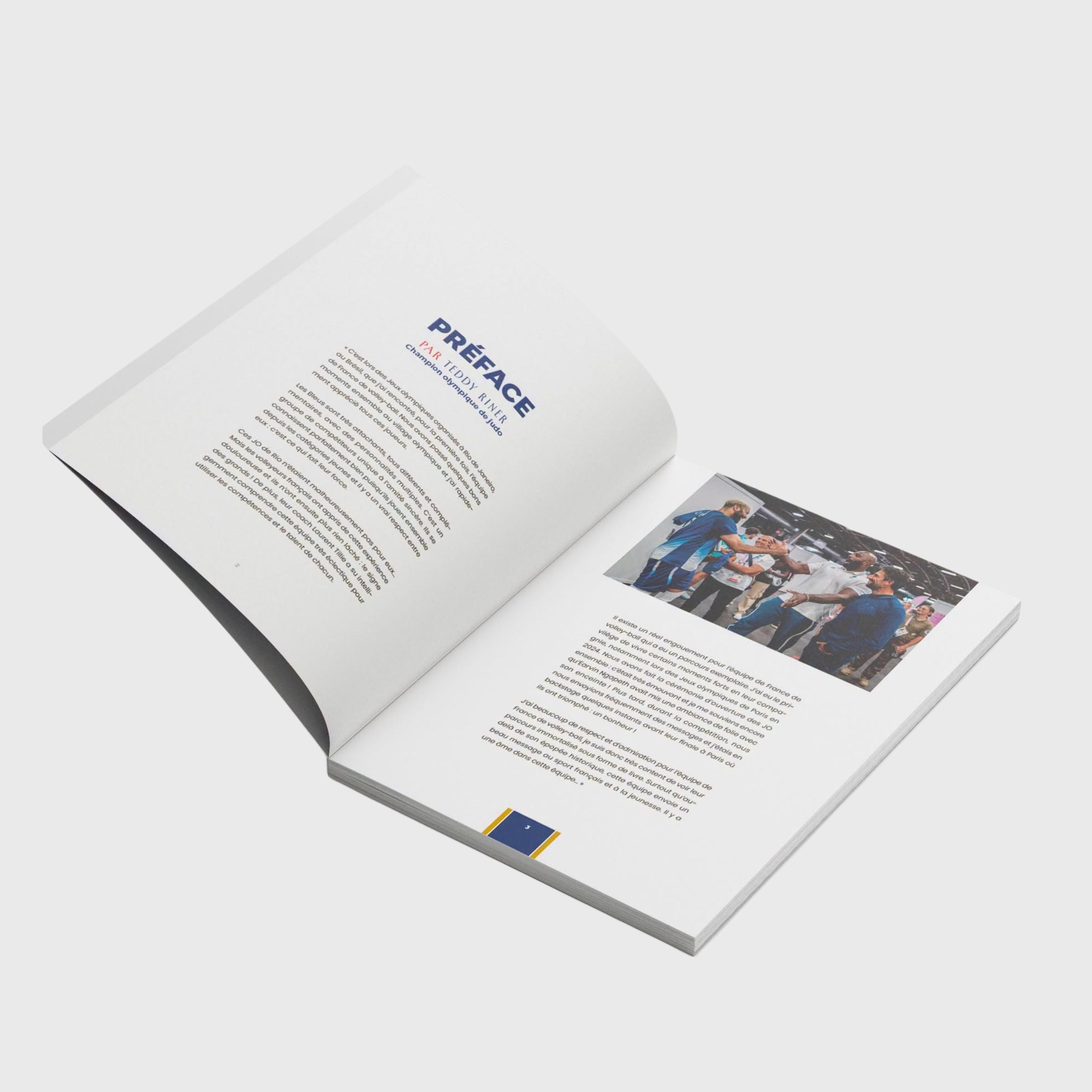 Livre "Volley-ball, une équipe en or"
