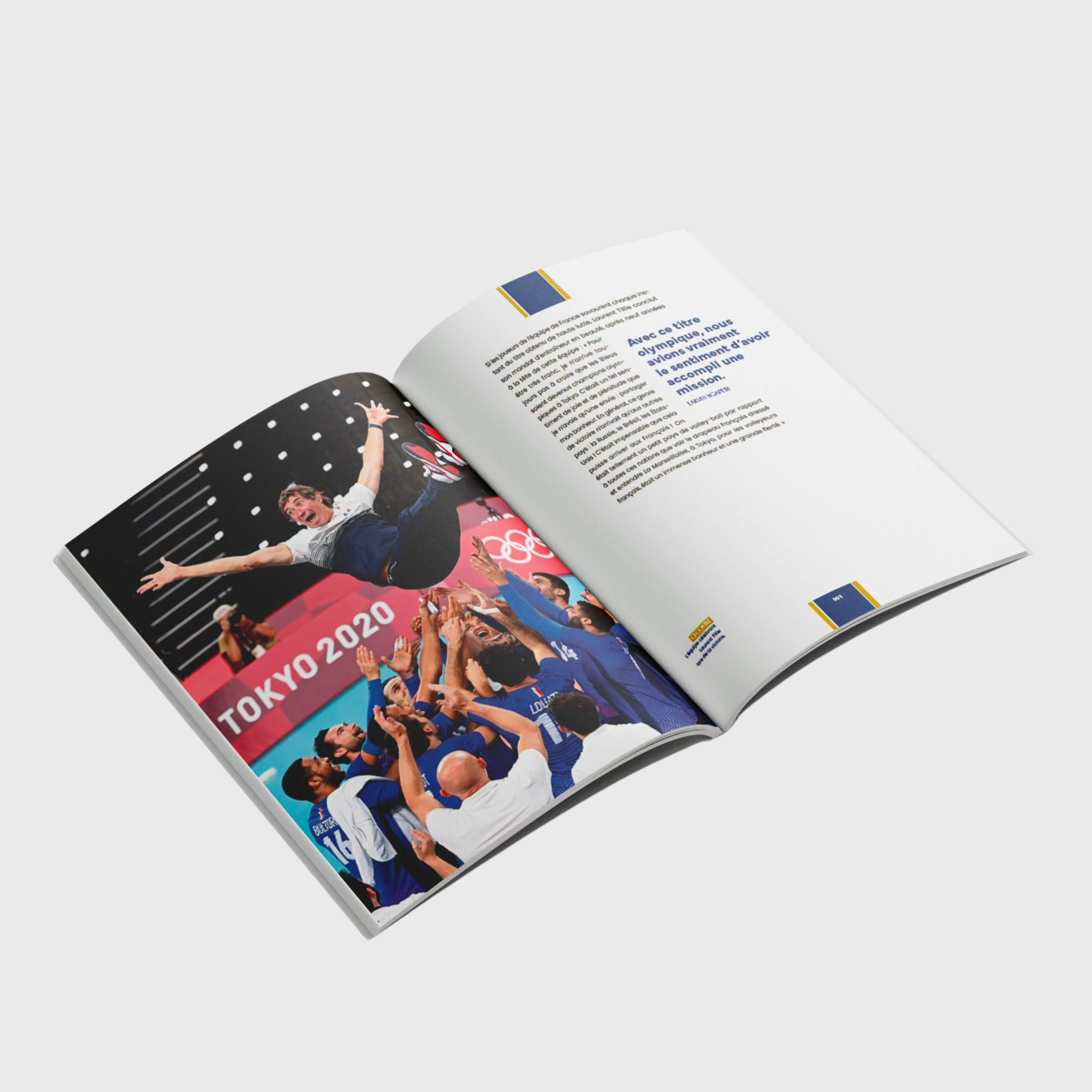Livre "Volley-ball, une équipe en or"