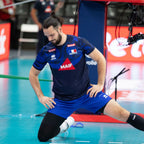 Maillot Entrainement Fédération Française Volley Bleu Homme