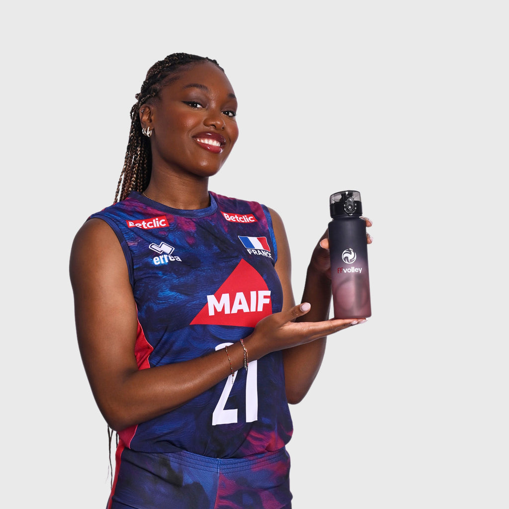 Gourde Plastique Fédération Française Volley Gradient Glacé