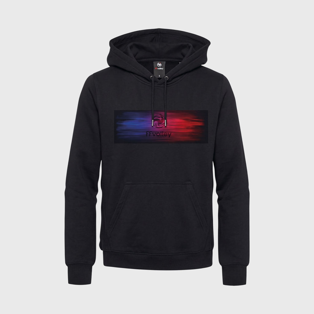 Sweat Fédération Française Volley Elément Noir Mixte
