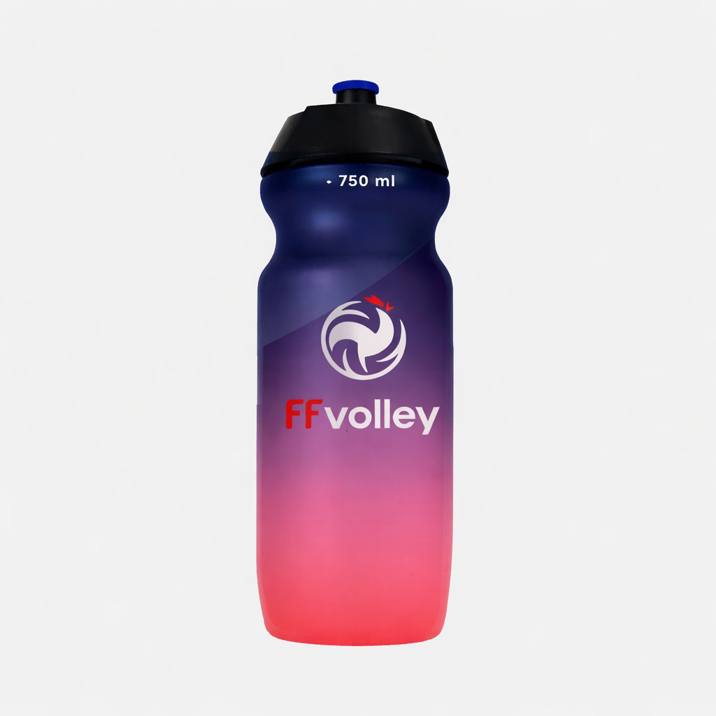 Gourde Plastique Fédération Française Volley Gradient Glacé