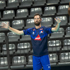Maillot Entrainement Fédération Française Volley Bleu Homme