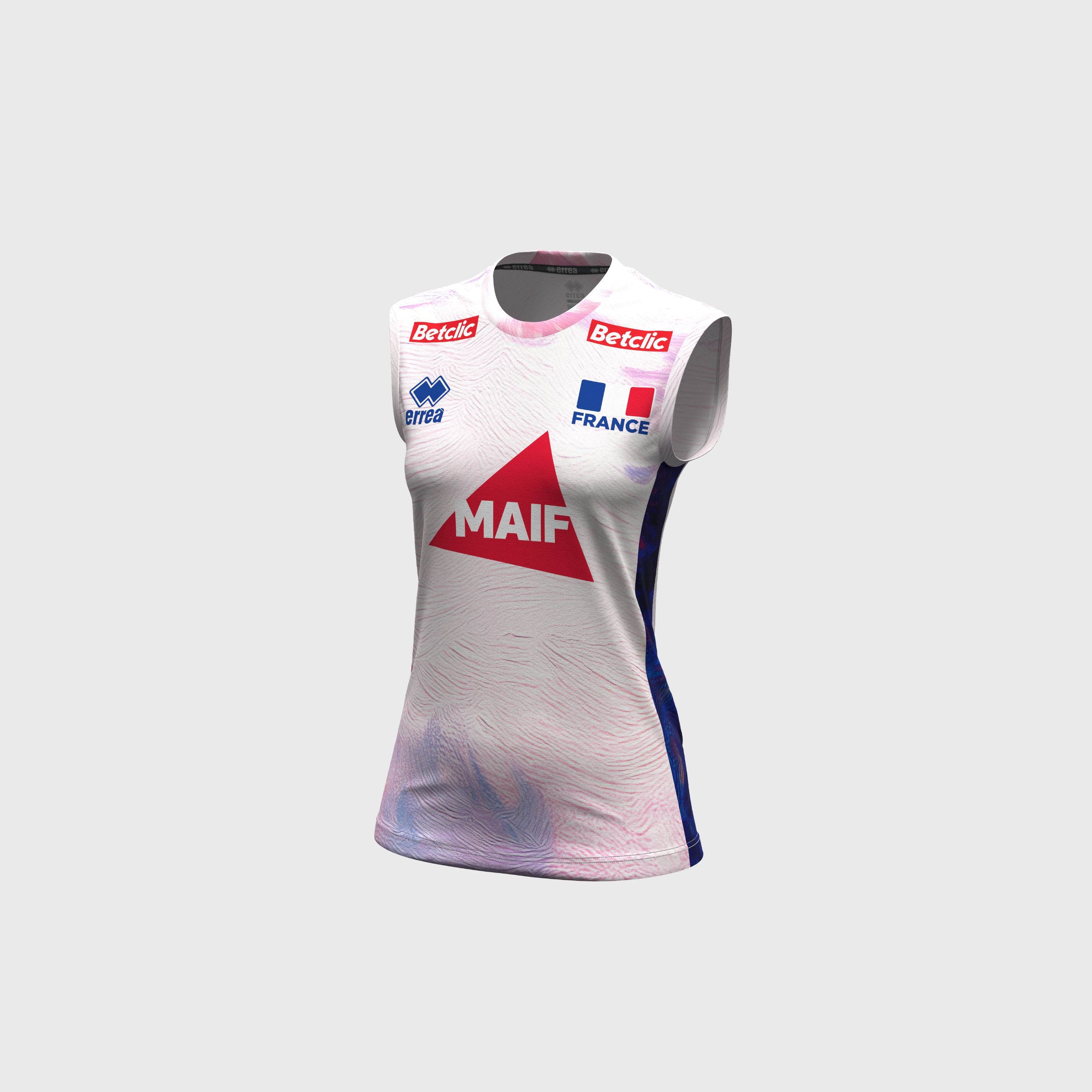 Maillot France Volley Extérieur 26/27 Femme Blanc