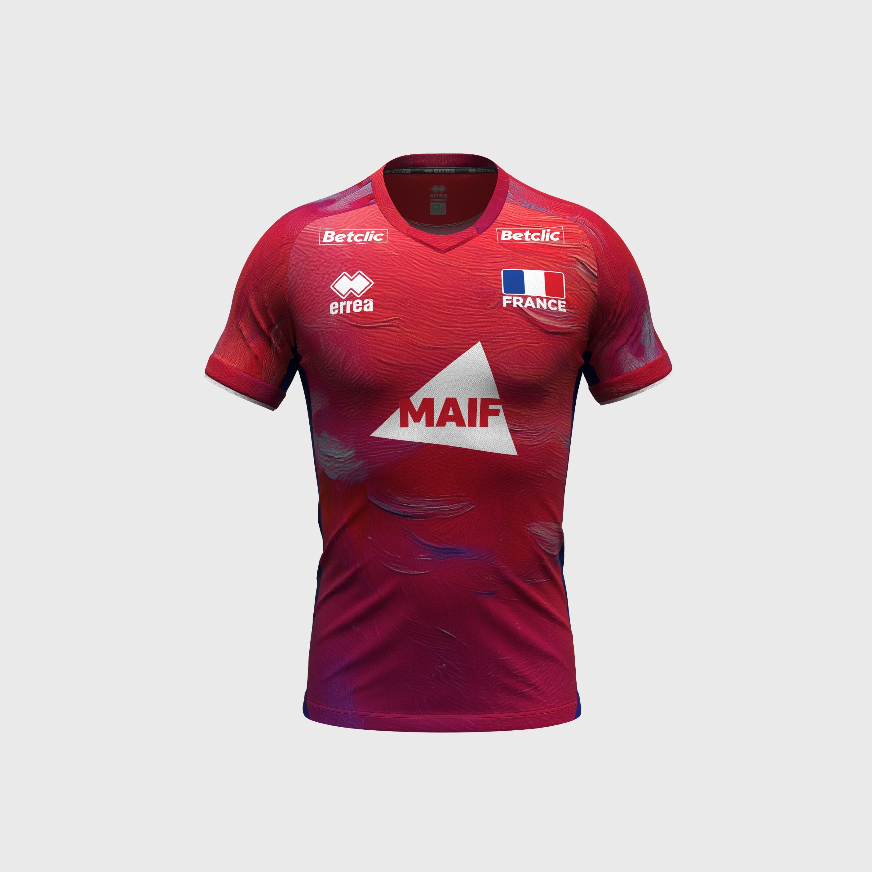 Maillot France Volley Libéro 26/27 Homme Rouge