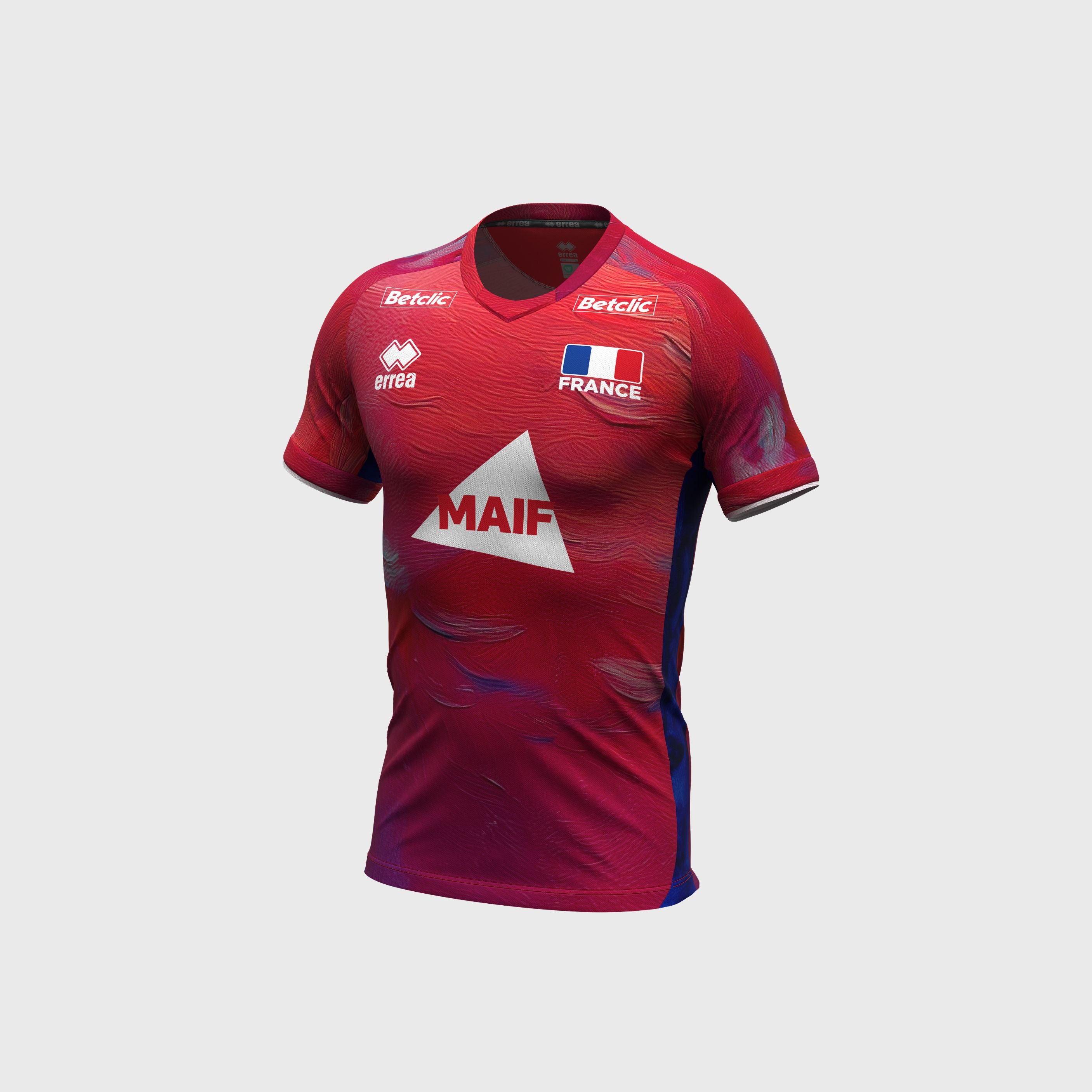 Maillot France Volley Libéro 26/27 Homme Rouge