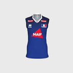 Maillot Match Fédération Française Volley Domicile Bleu Femme