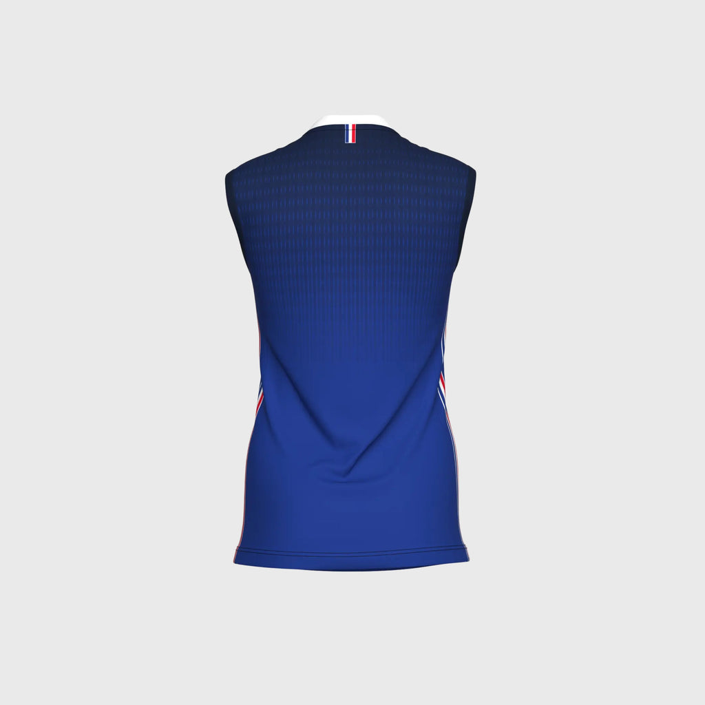 Maillot Match Fédération Française Volley Domicile Bleu Femme