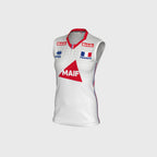 Maillot Match Fédération Française Volley Extérieur Blanc Femme