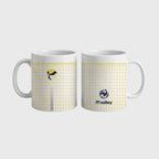 Mug Fédération Française Volley Morning Volley Blanc