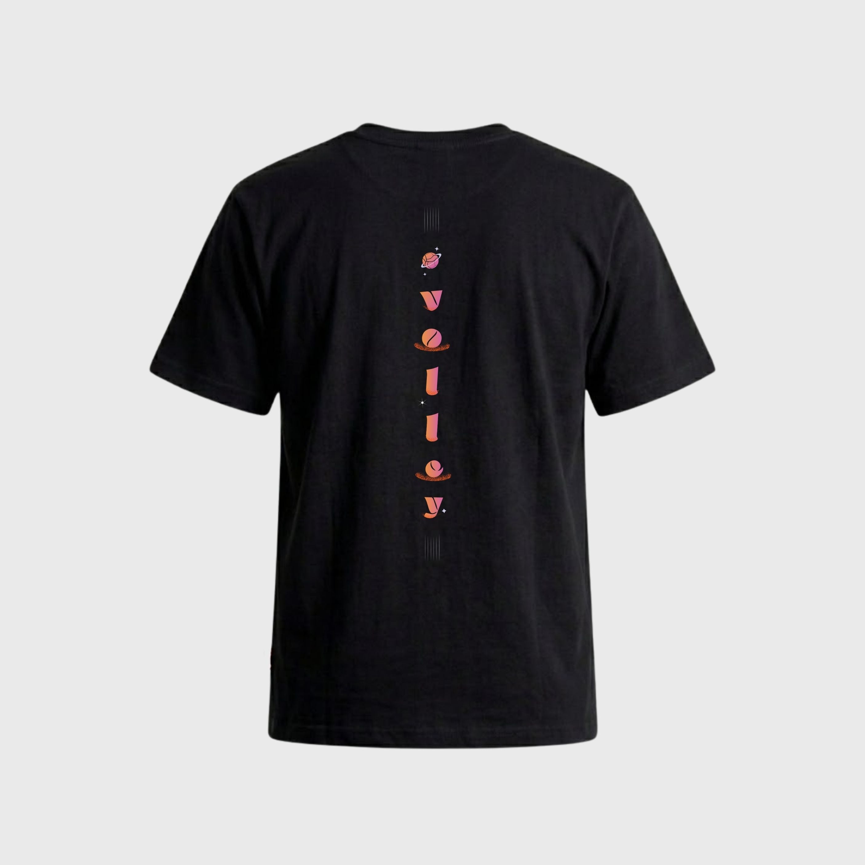 T-shirt Fédération Française Volley Frappes Stellaires Noir Mixte