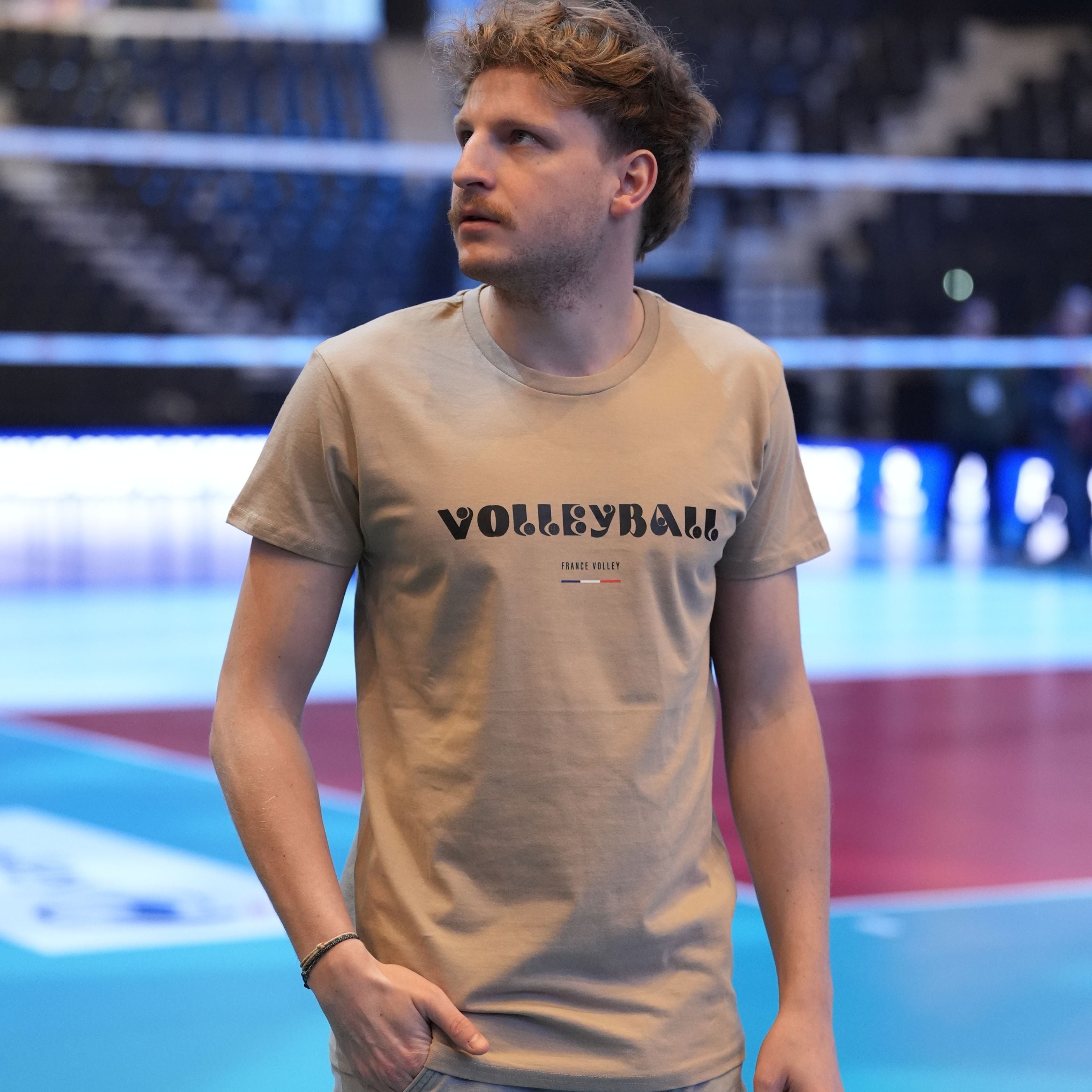 T-shirt Fédération Française Volley French Touch Beige Mixte