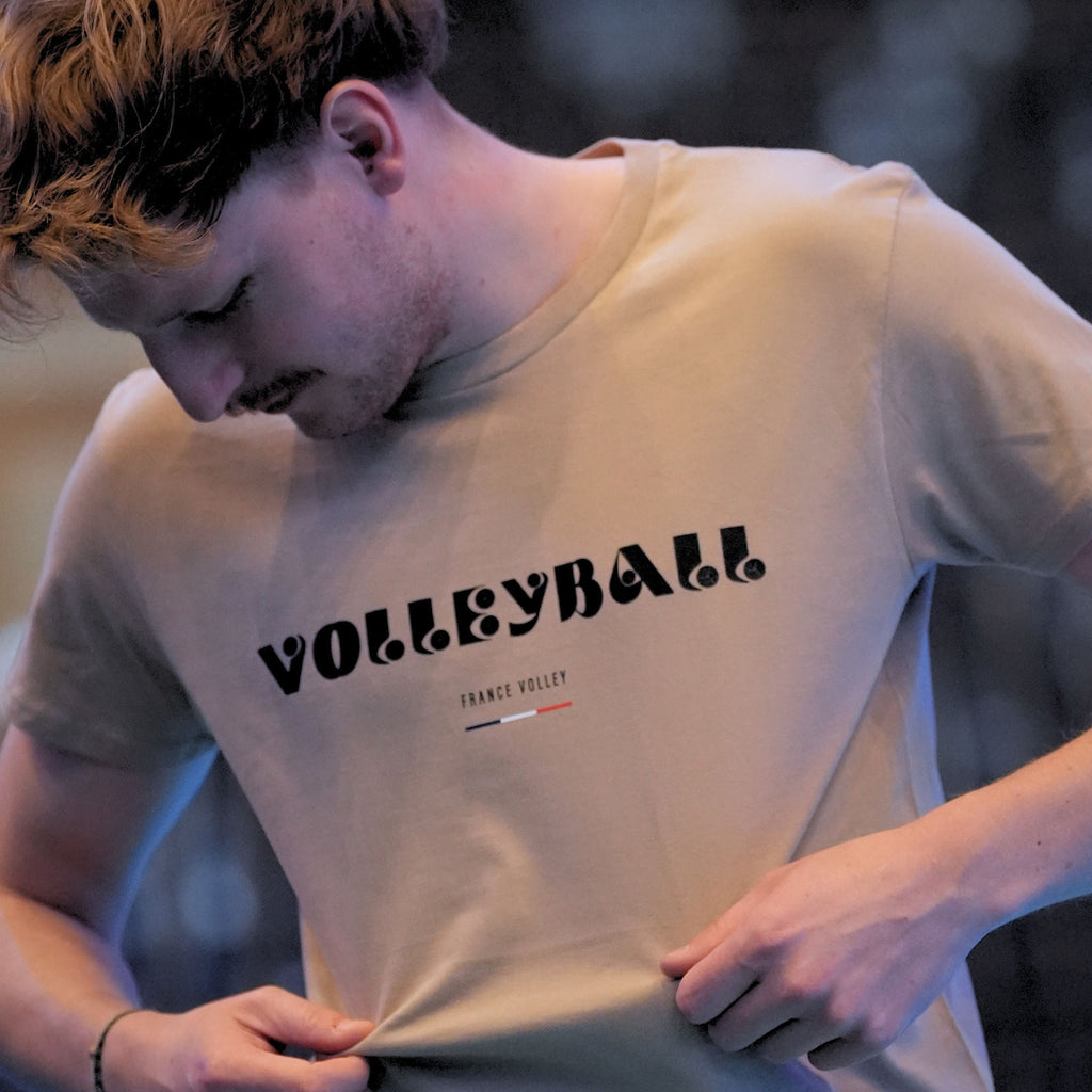 T-shirt Fédération Française Volley French Touch Beige Mixte