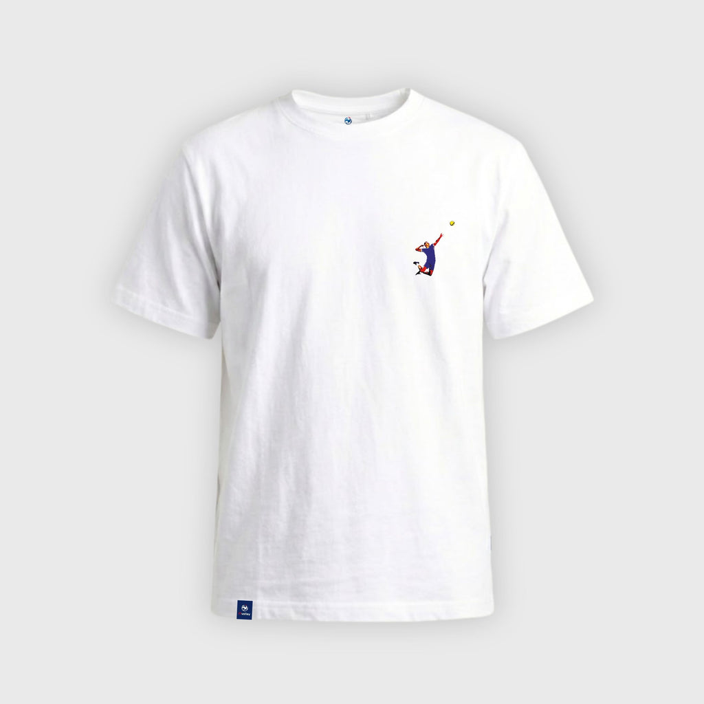 T-shirt Fédération Française Volley Volleyeur Blanc Mixte