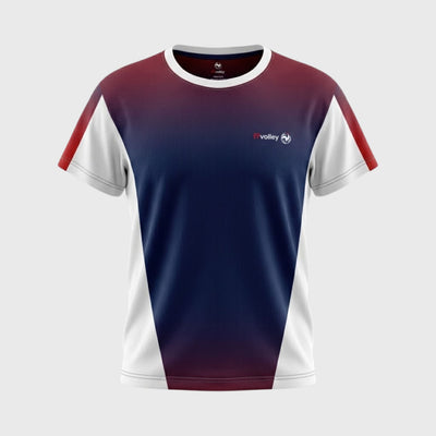 French Volleyball Federation Gradient Unisex Sports T-shirt